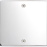 Modelec Confidence Placa simpla pentru 1 buton (poussoir) | Crom