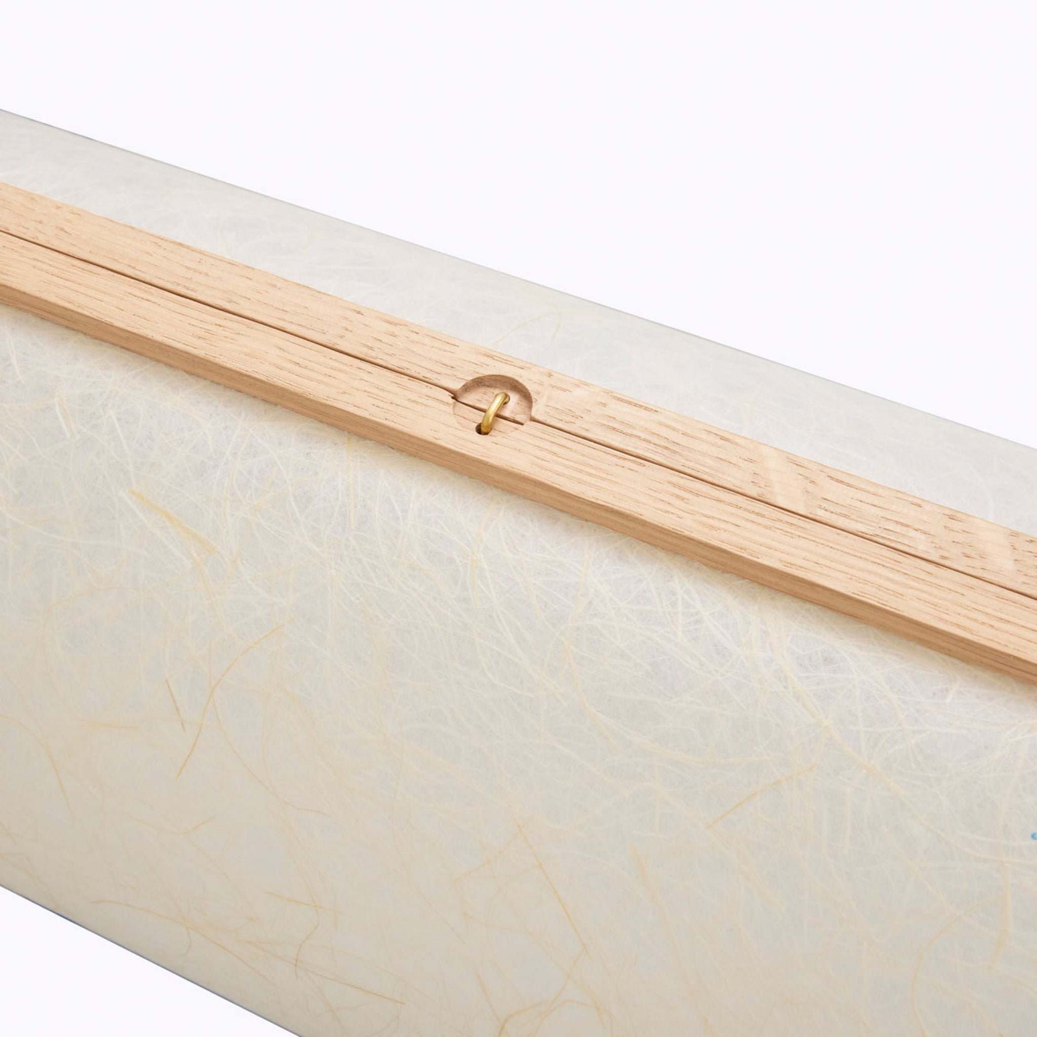 Motarasu lustră ENSO Raw hârtie washi japoneză, sârmă oțel Stejar natural L123.4, l20, H20, Ø20 cm 3