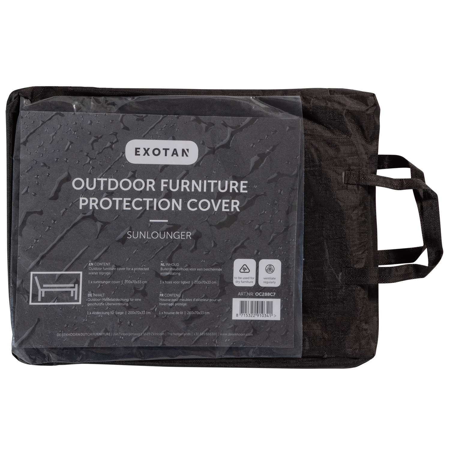 WOOOD accesoriu gradina PROTECTIVE | Pp | Negru | 45x30x14 cm