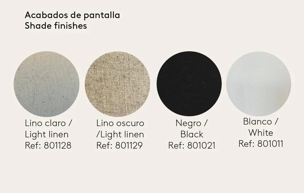 Abajur 8010 din In pentru lampă cu dulie E27- Aromas del Campo