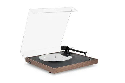 Pachet Audio Supreme: Boxă Hi-Fi PR Link + Placă Turnantă Square CC Walnut + Vinil Cadou