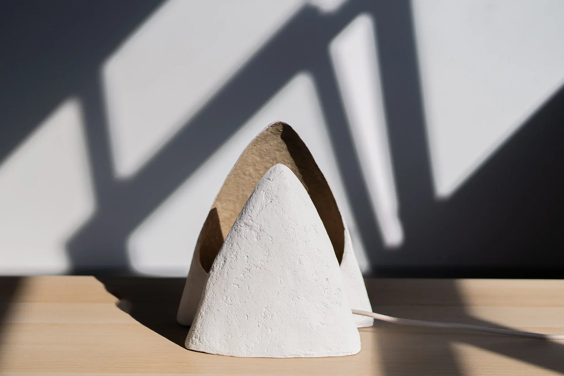 Piska - Obiect artistic din paper mache, iluminat