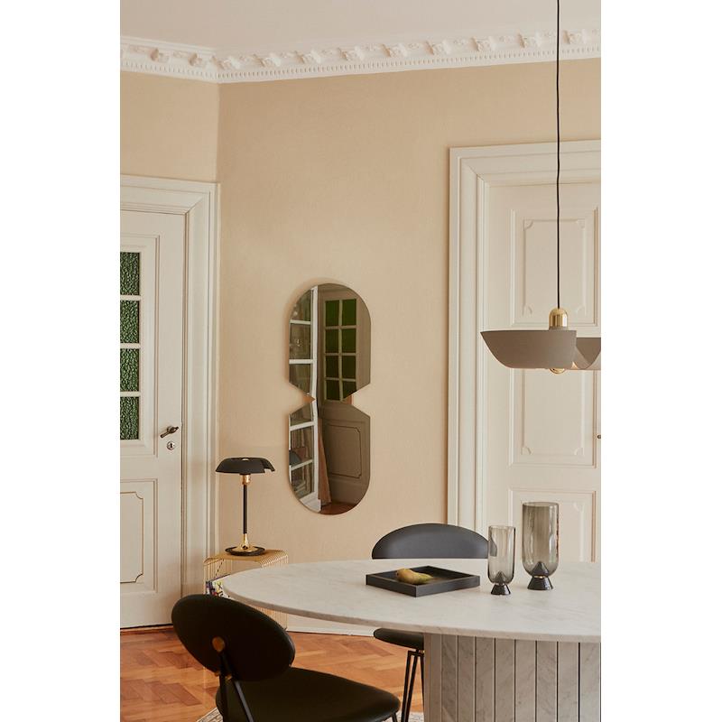 AYTM Oglindă VERTO | Sticlă și MDF | Rainbow / Black | Design Interactiv și Artă Murală | 120cm