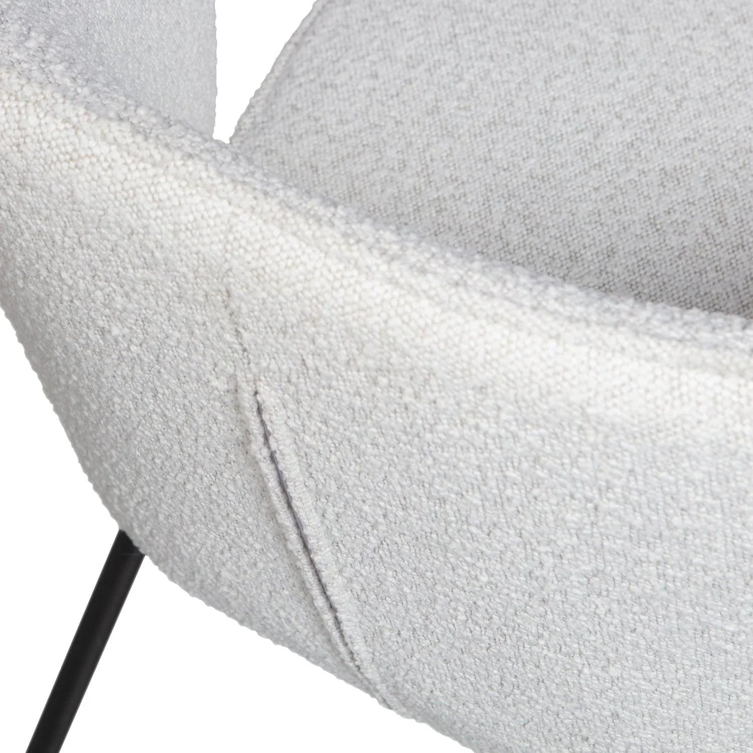 ADMIT DINING CHAIR BOUCLÉ NATURAL - PARIS14A.RO