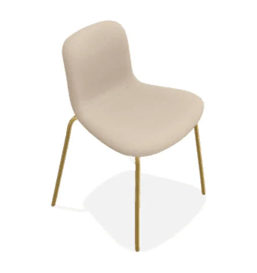 Scaun Langue cu tapiterie moale din tesatura Zero - Norr11