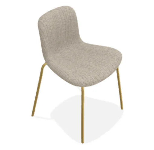 Scaun Langue cu tapiterie moale din tesatura Savanna - Norr11