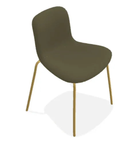 Scaun Langue cu tapiterie moale din tesatura Moss - Norr11