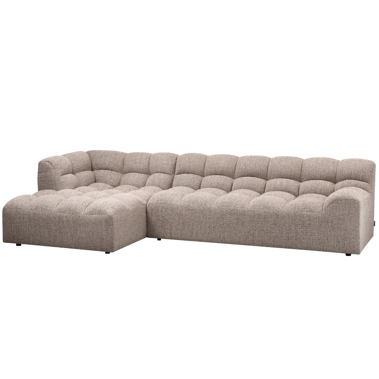 ALLURE CHAISE LONGUE LEFT WOVEN BROWN MELANGE - PARIS14A.RO