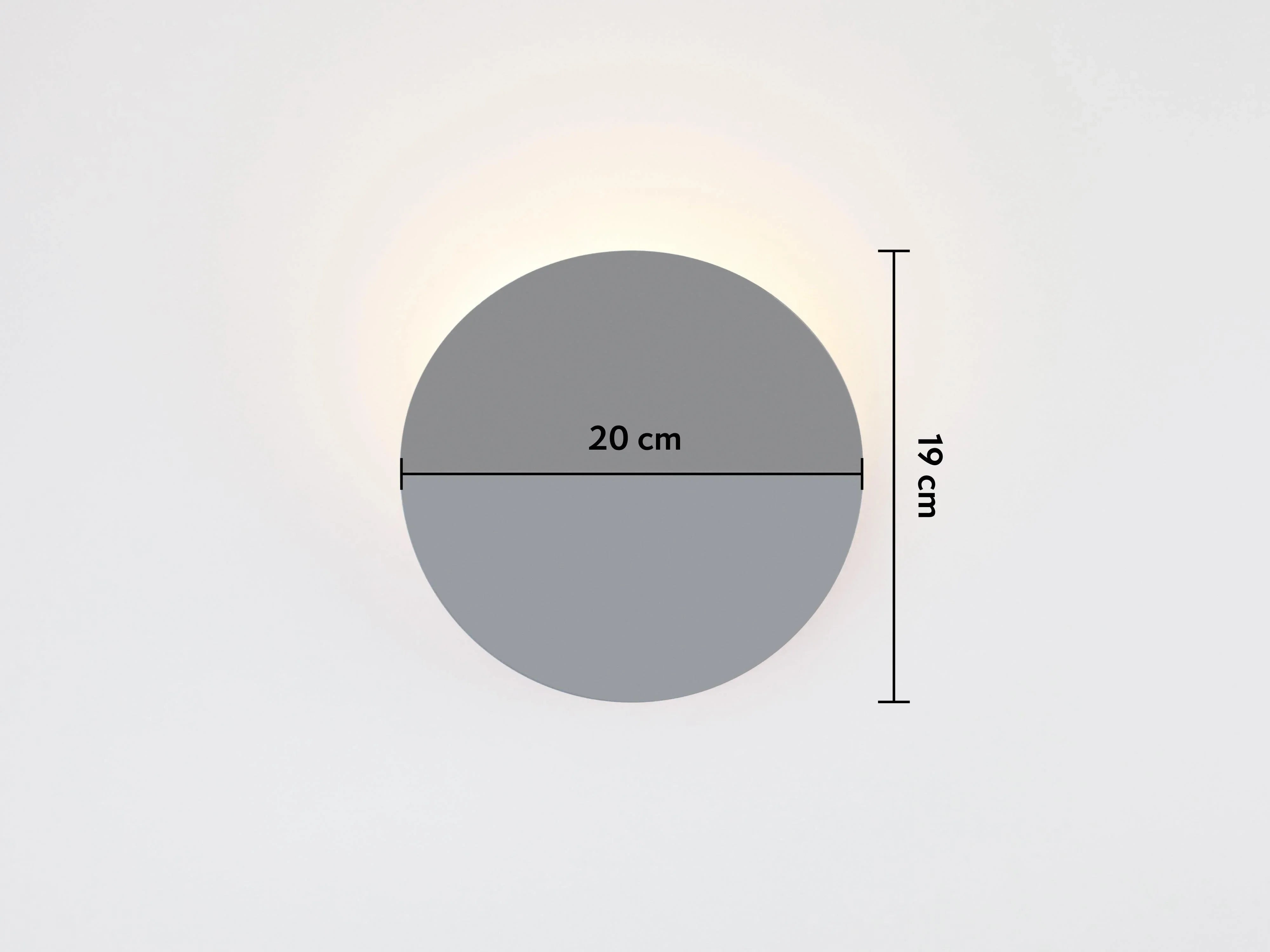 Aplică de perete cu difuzor gri cărbune - PARIS14A.RO