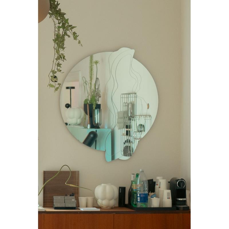 AYTM Oglindă MISCEO | Sticlă și MDF | Clear | Design Versatil Multidirecțional | 100cm