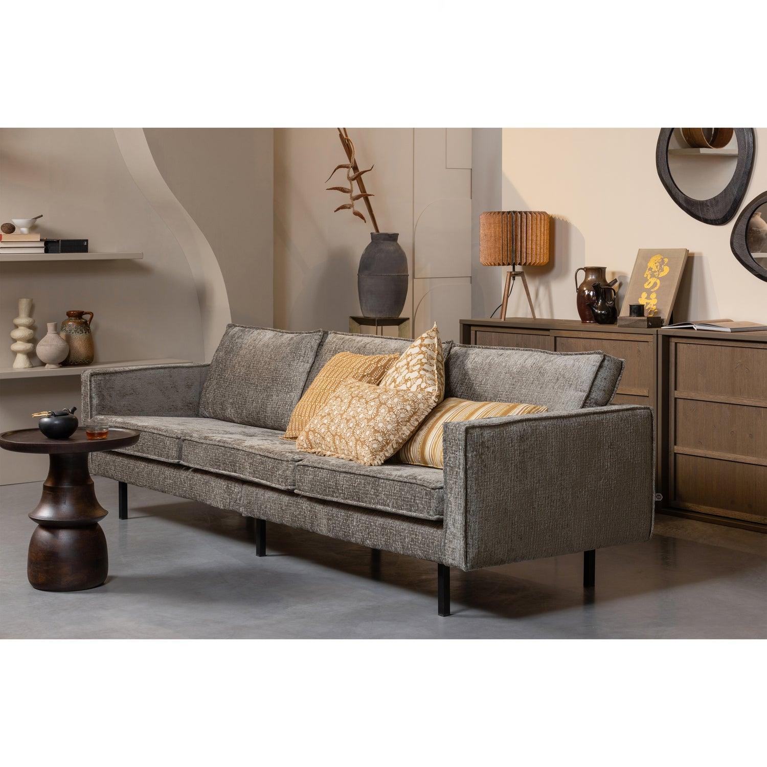 BANDING CUSHION WITH PRINT BROWN 40x60CM - PARIS14A.RO