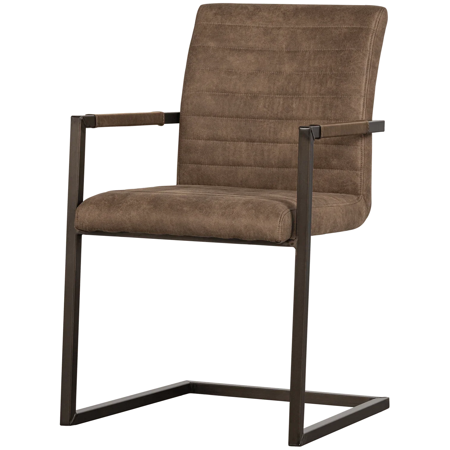BAS DINING CHAIR LEATHERLOOK TAUPE - PARIS14A.RO