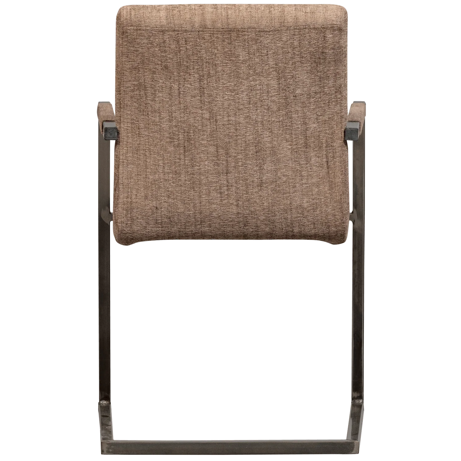 BAS DINING CHAIR WOVEN FABRIC BROWN MELANGE - PARIS14A.RO