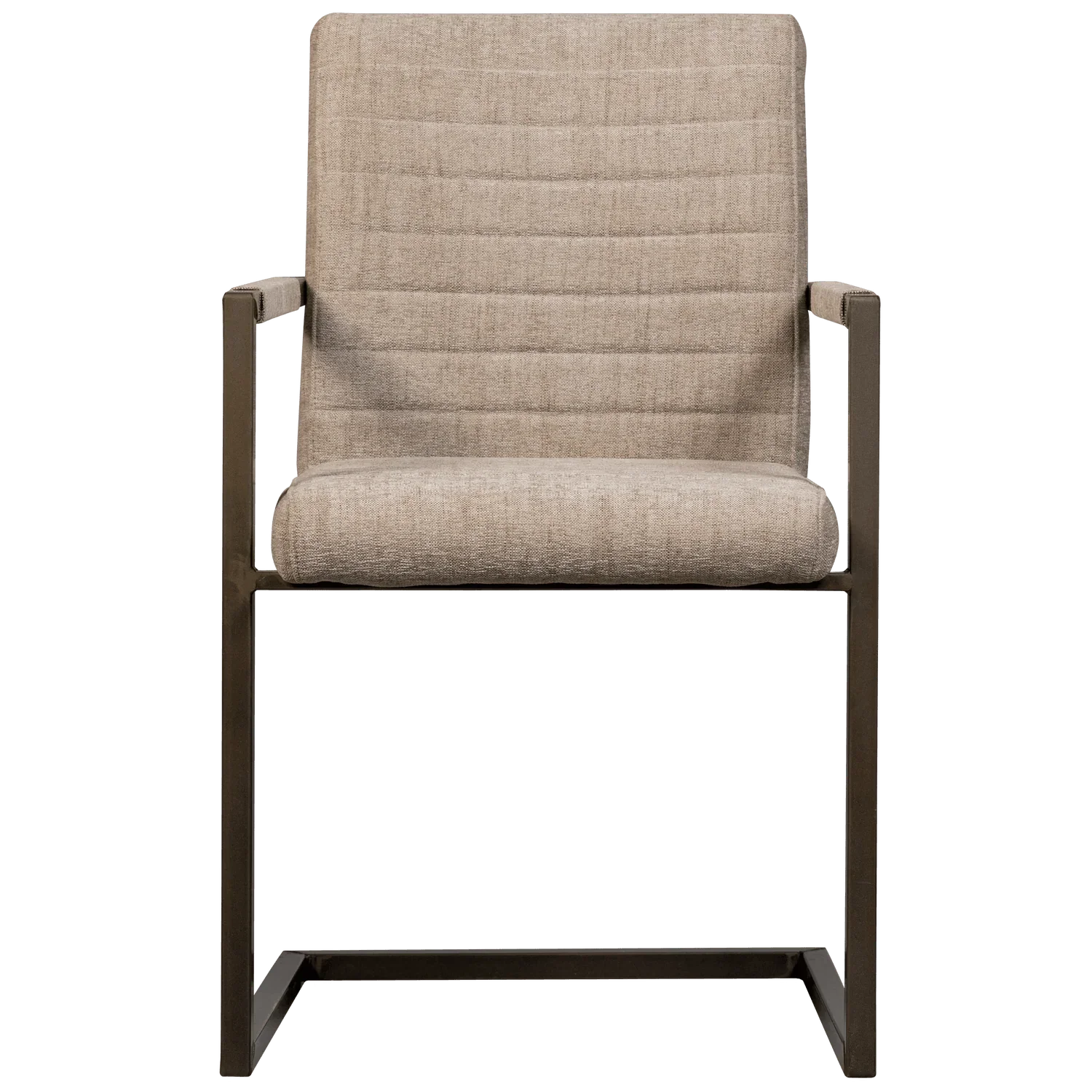 BAS DINING CHAIR WOVEN FABRIC SAND MELANGE - PARIS14A.RO