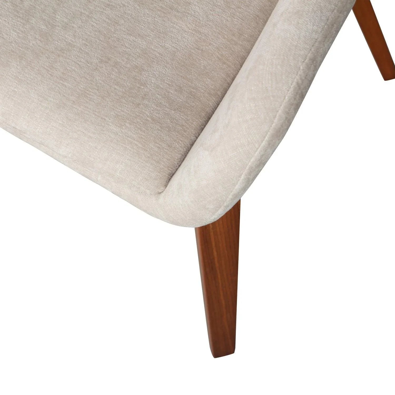 BASE DINING CHAIR VELVET MELANGE SAND - PARIS14A.RO