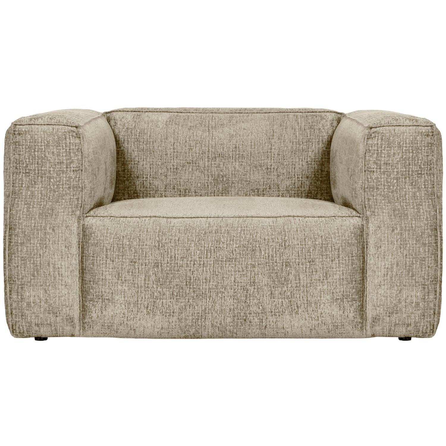 BEAN ARMCHAIR STRUCTURE VELVET BUTTERMILK - PARIS14A.RO