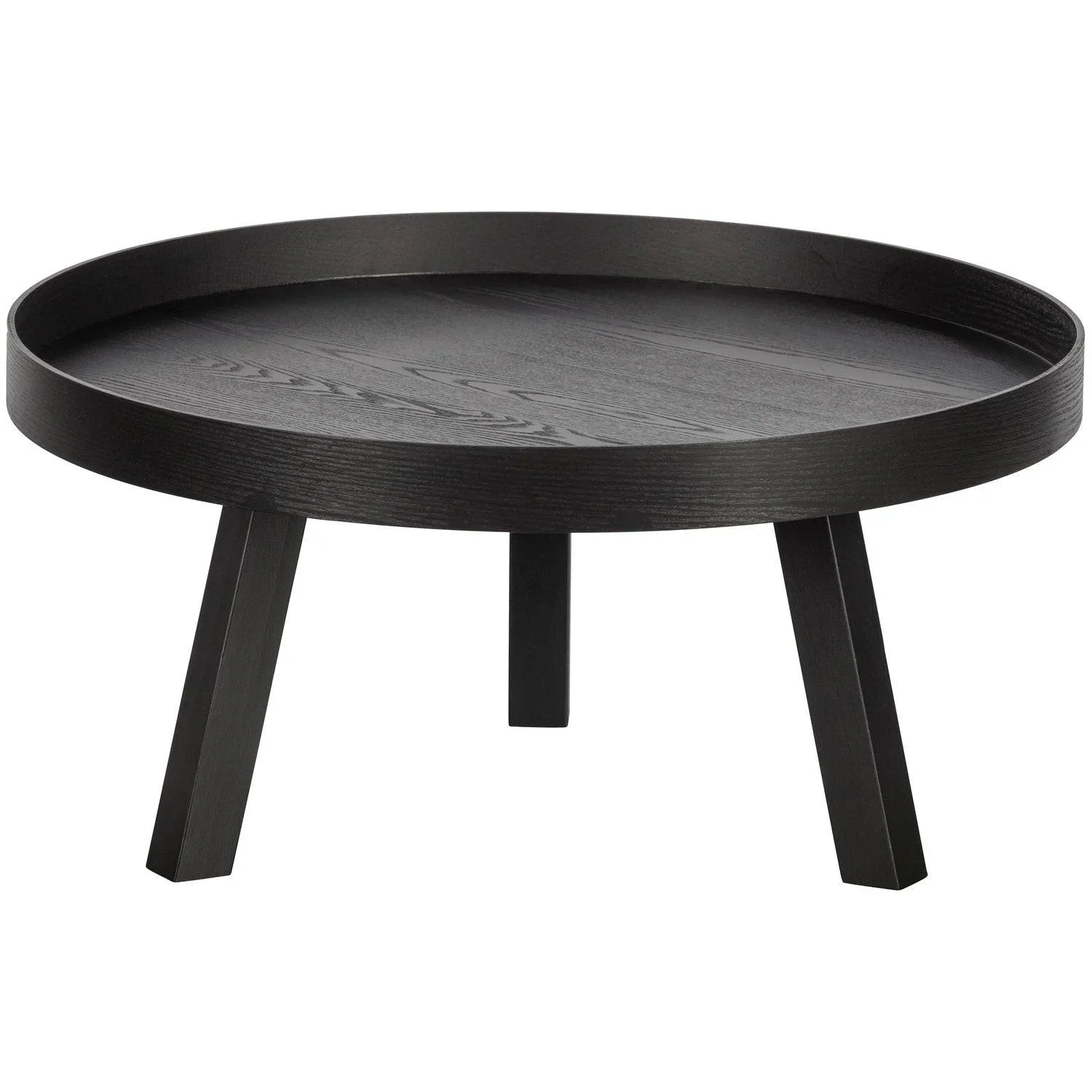 BEIRA SIDE TABLE WOOD BLACK 35xØ76 - PARIS14A.RO