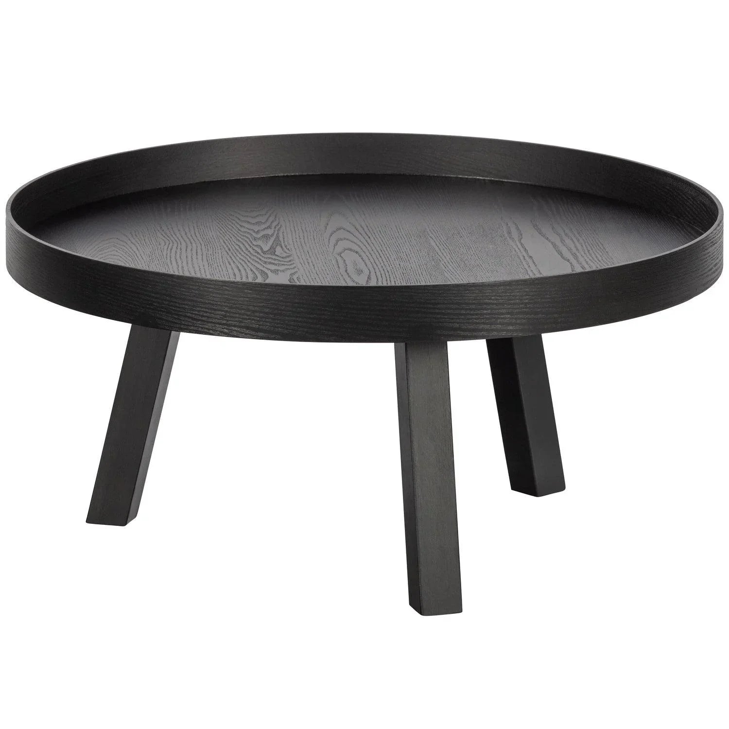 BEIRA SIDE TABLE WOOD BLACK 35xØ76 - PARIS14A.RO
