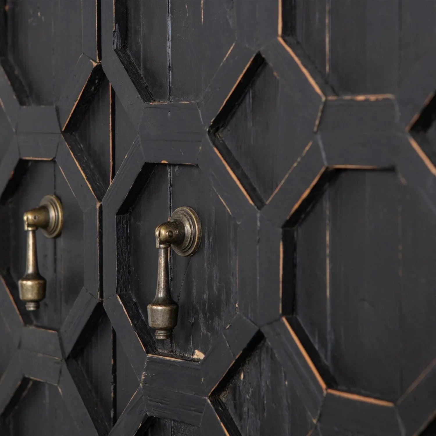 BEQUEST HIGH CABINET WOOD BLACK - PARIS14A.RO