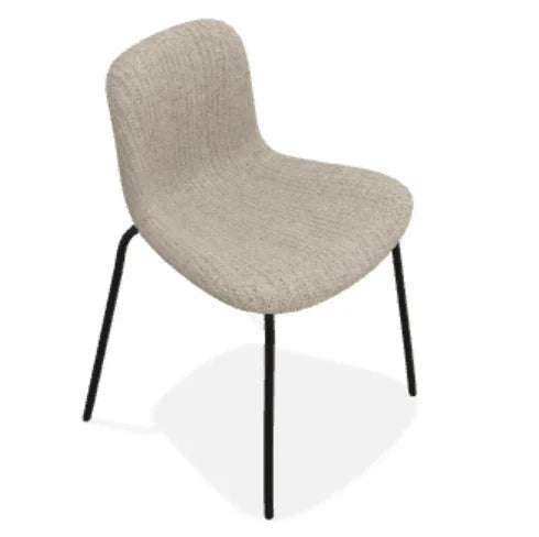 Scaun Langue cu tapiterie moale din tesatura Savanna - Norr11