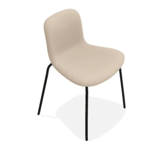 Scaun Langue cu tapiterie moale din tesatura Zero - Norr11