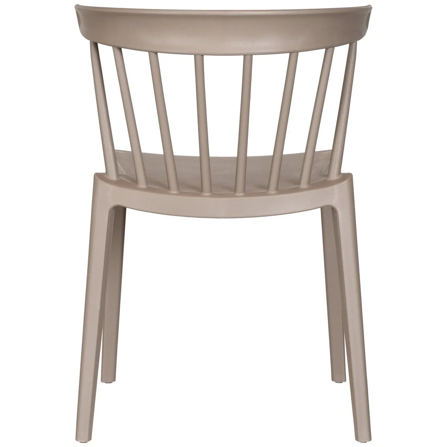 BLISS GARDEN CHAIR WITH BARS PLASTIC TAUPE - PARIS14A.RO