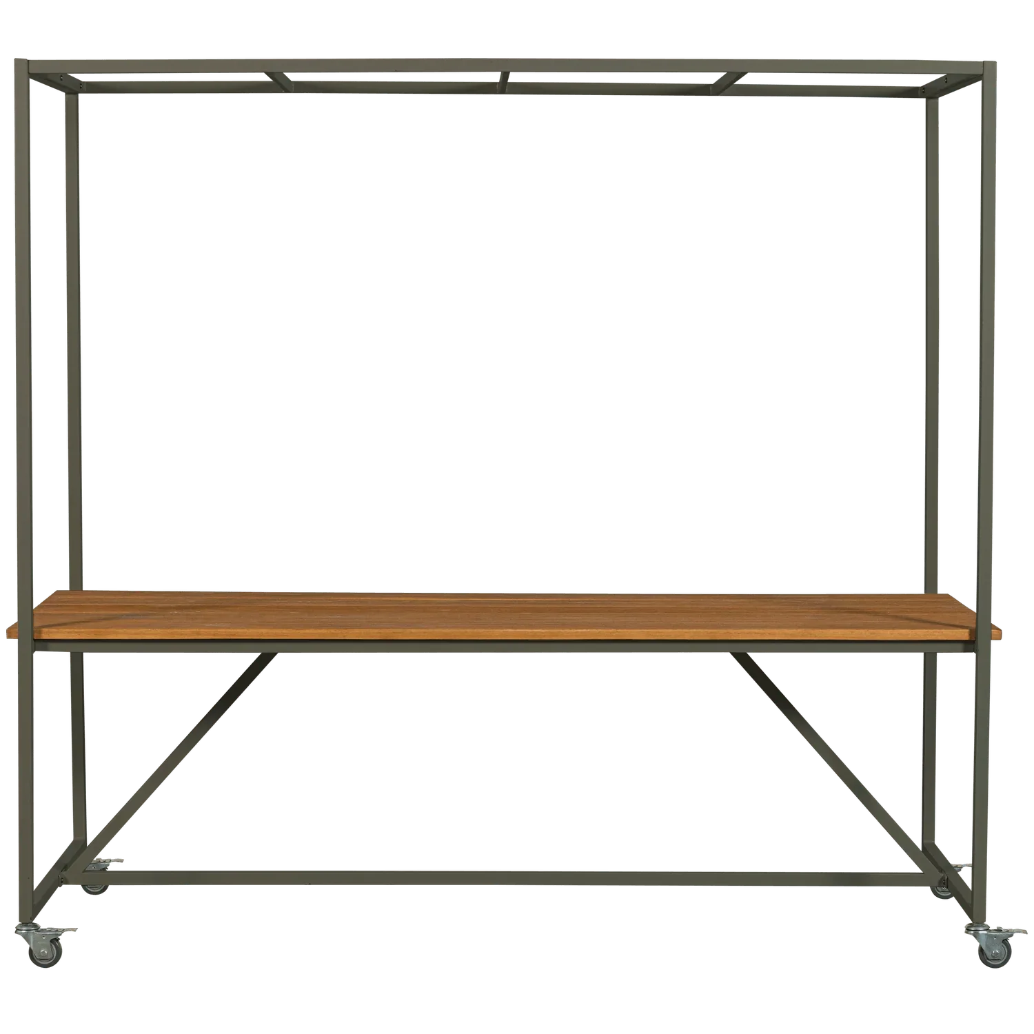 BLUE SKY GARDEN TABLE WOOD WITH DECO FRAME CAMOUFLAGE GREEN - PARIS14A.RO