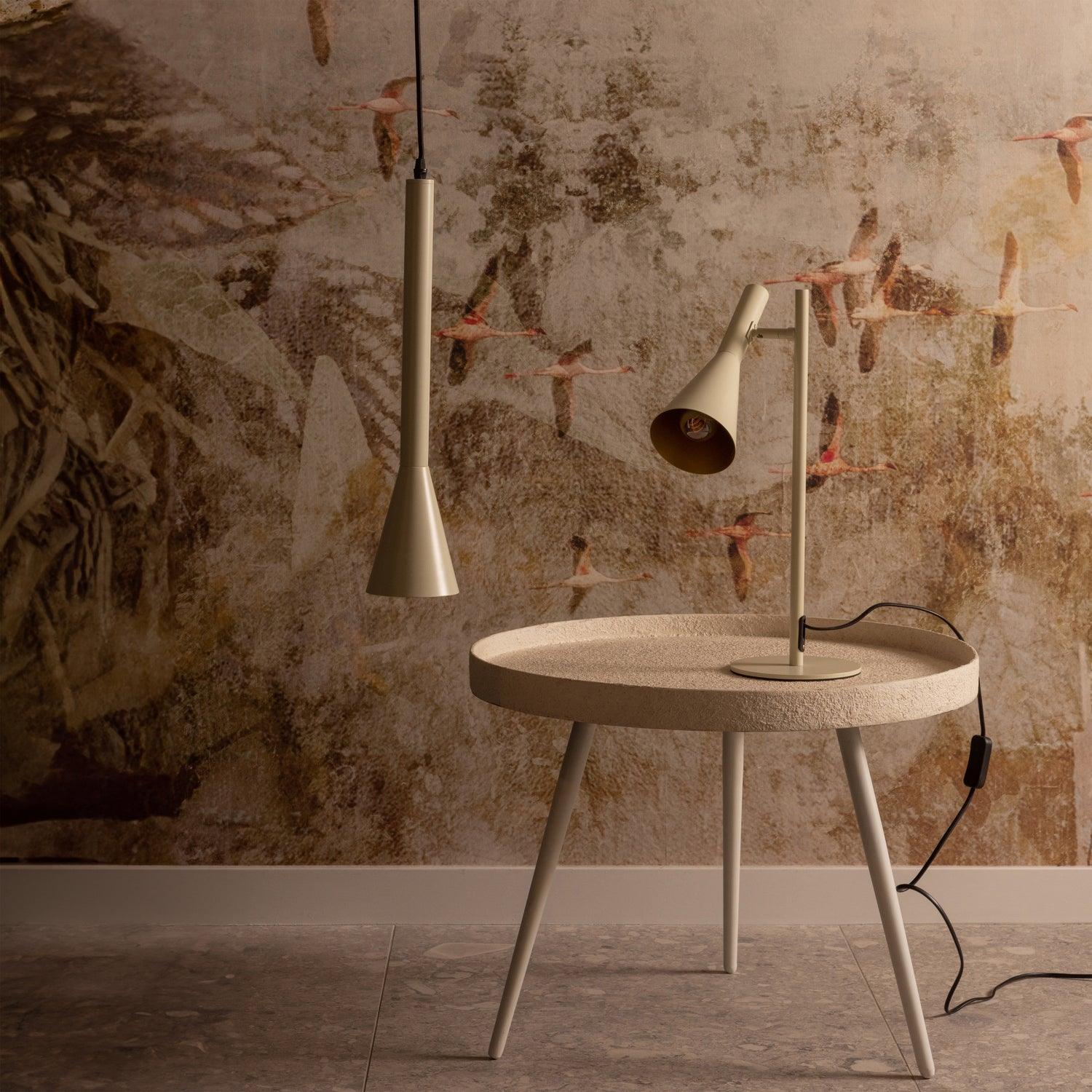 BOUNDS SIDETABLE L WOOD/METAL NATURAL 44xØ58 - PARIS14A.RO