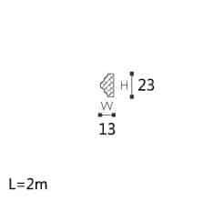 BRAU DECORATIV POLIURETAN SP3 23X13X2000 - PARIS14A.RO