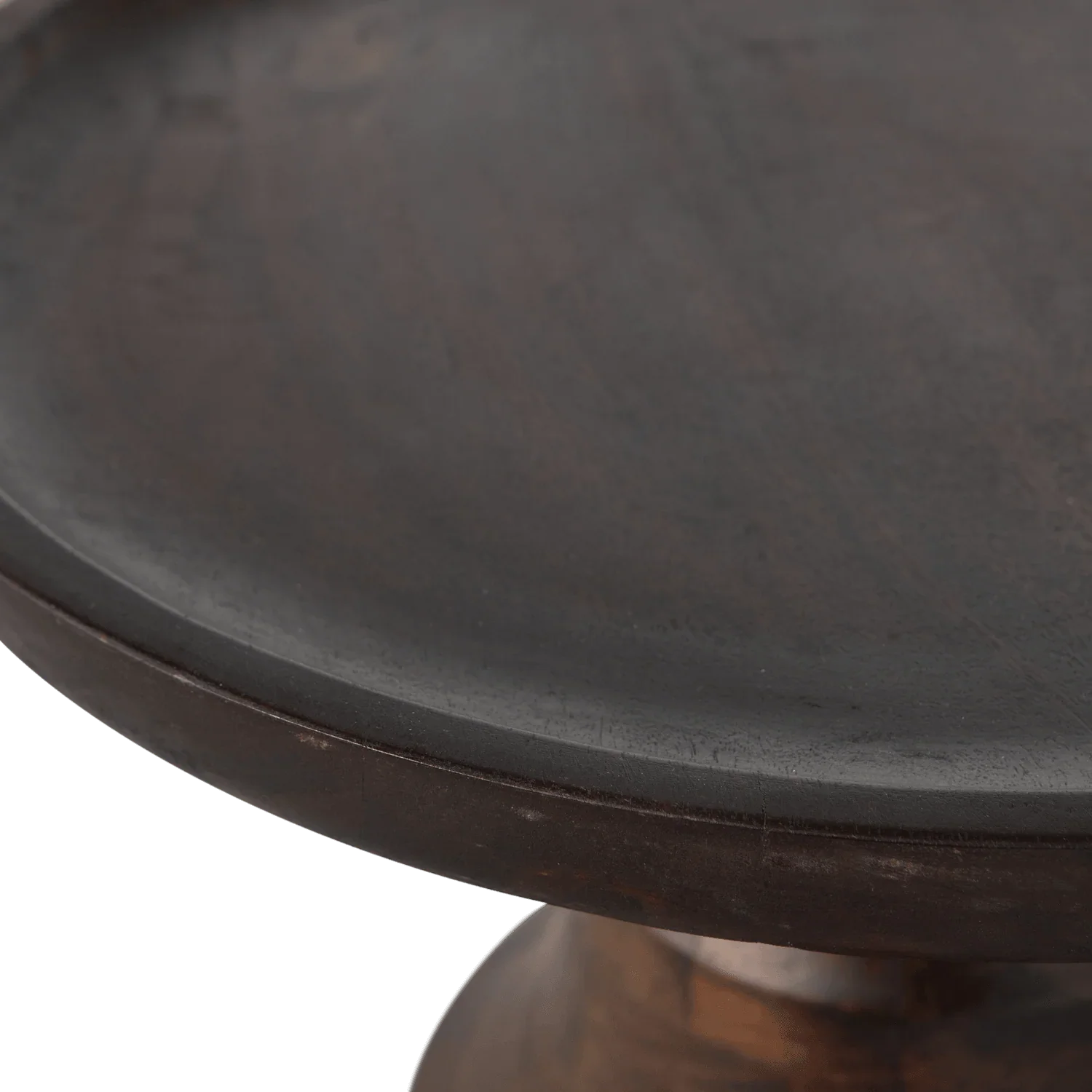 BROAD SIDE TABLE WITH ENGRAVED LEG MANGO WOOD NATURAL - PARIS14A.RO