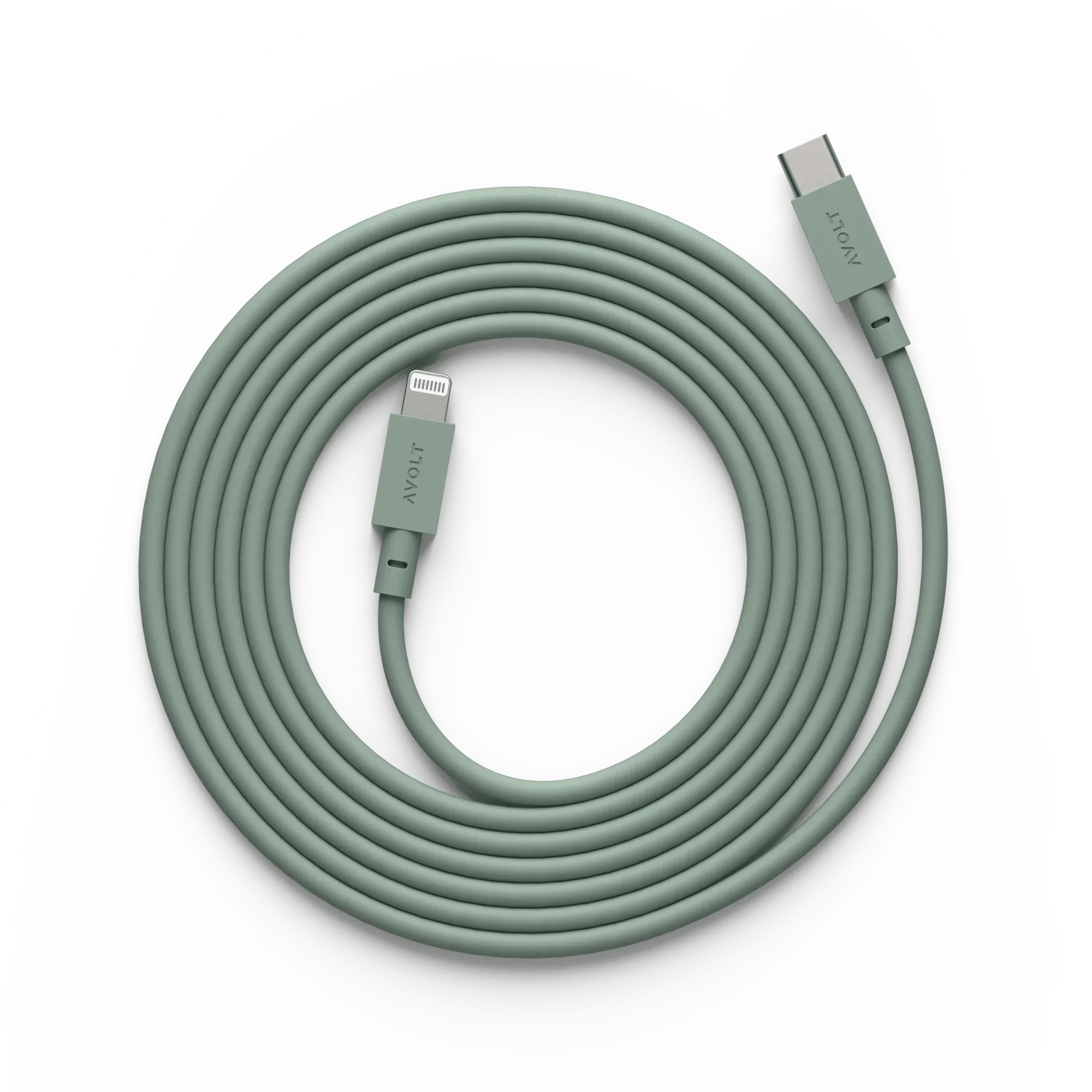 Cablu de încărcare Cable 1 USB-A to Apple lightning, Culoare Oak Green - Avolt - PARIS14A.RO