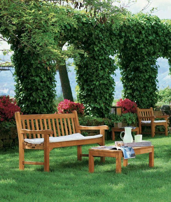 Canapea Chelsea din lemn de tec / 155 cm/ - Unopiù - PARIS14A.RO