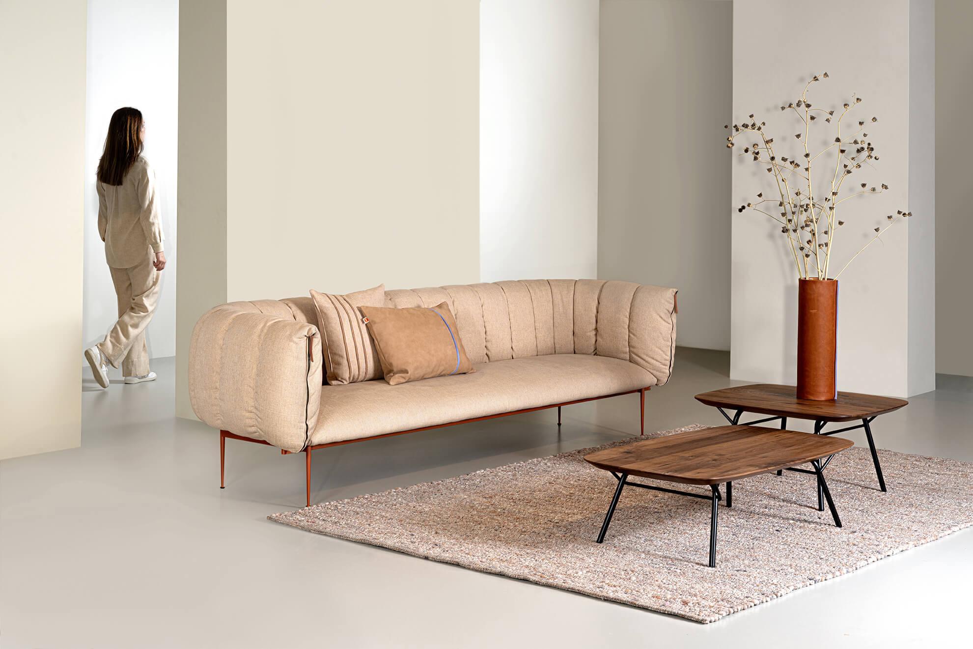 Canapea Puffer cu 3,5 locuri - Jess Design - PARIS14A.RO