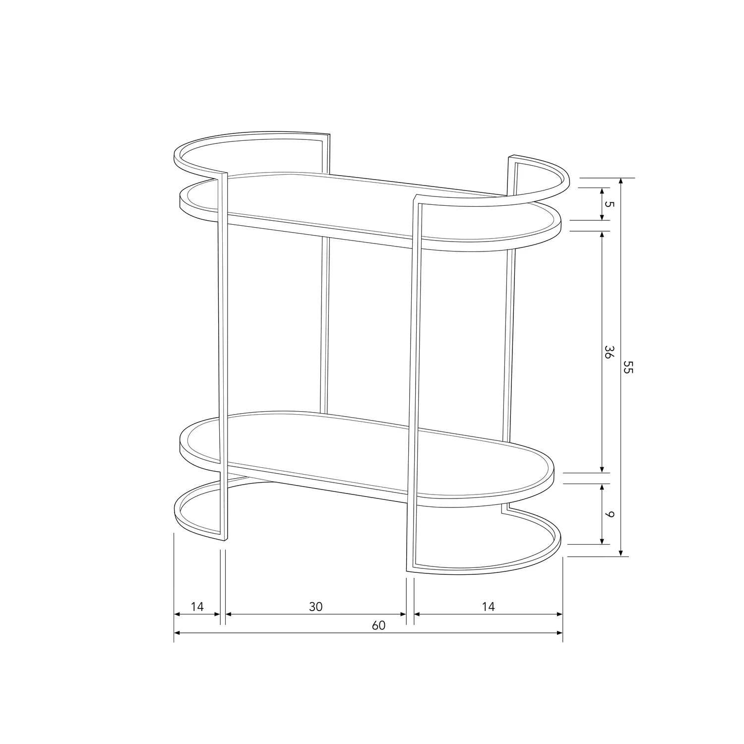 CAPITAL SIDETABLE METAL ANTIQUE BRASS - PARIS14A.RO