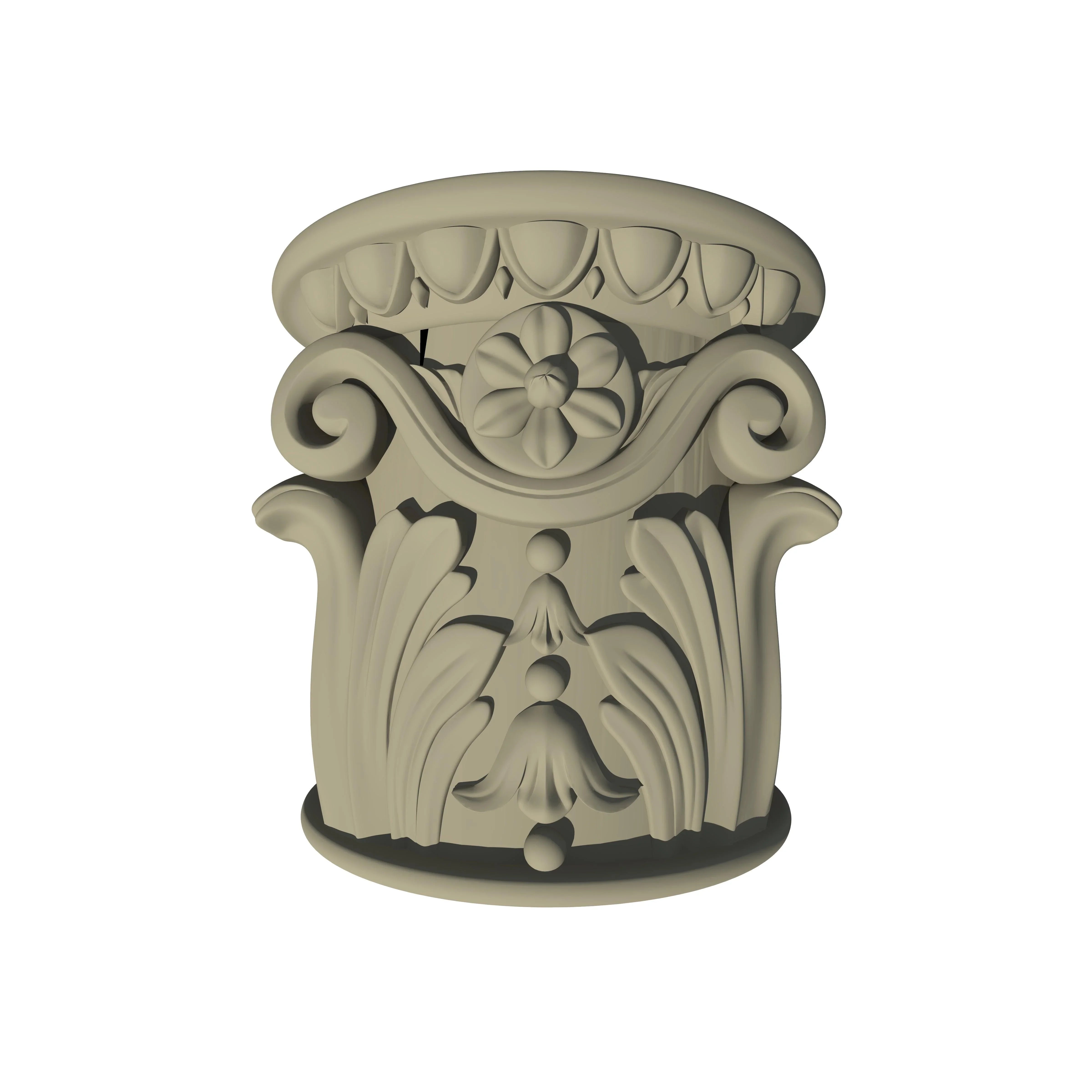 CAPITELIU COLOANA DECORATIVA NFC114 370X320X380 - PARIS14A.RO