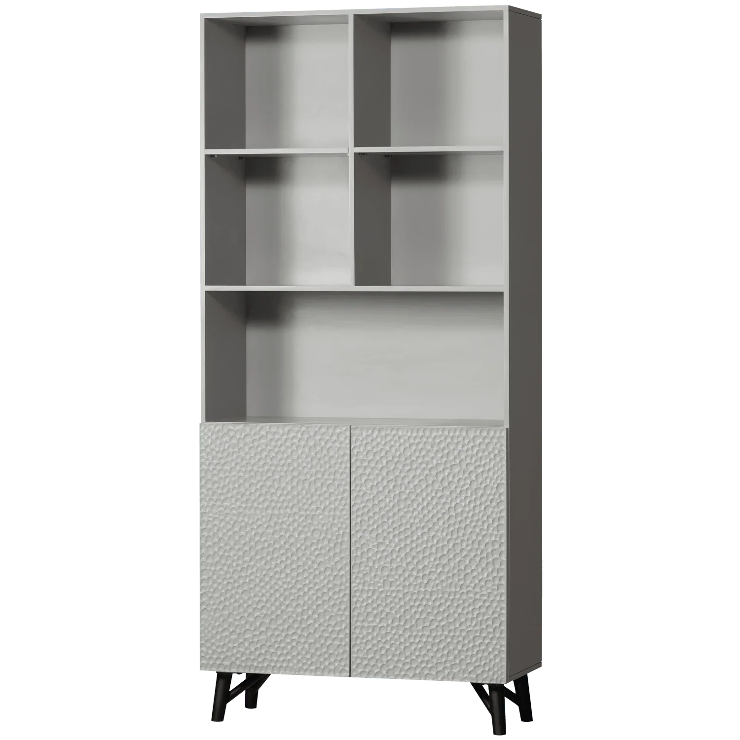 CARVED ORGANIC 2-DOORS CABINET MIST - PARIS14A.RO