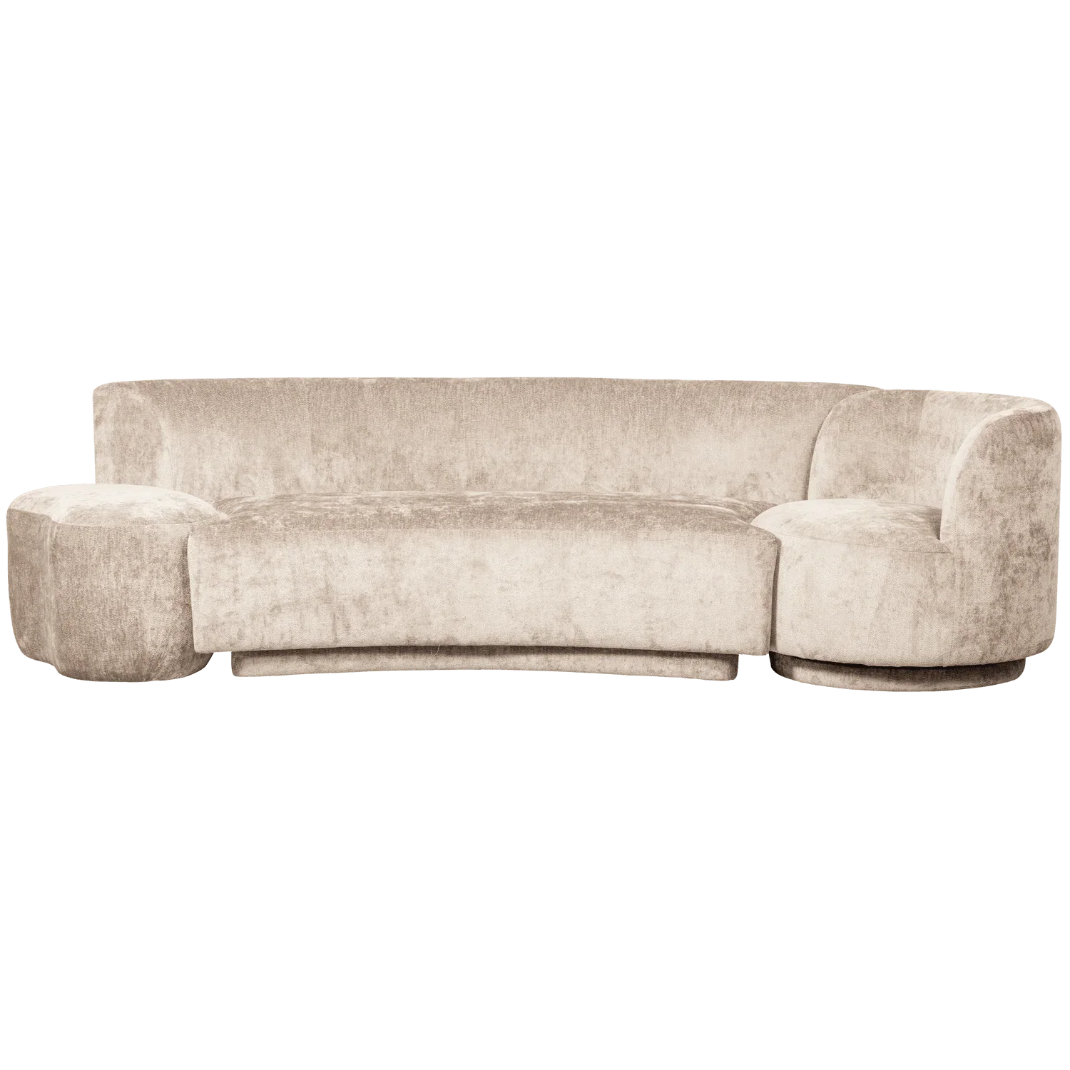 COMBI-POPULAR: SOFA + ARMCHAIR + POUF NATURAL - PARIS14A.RO