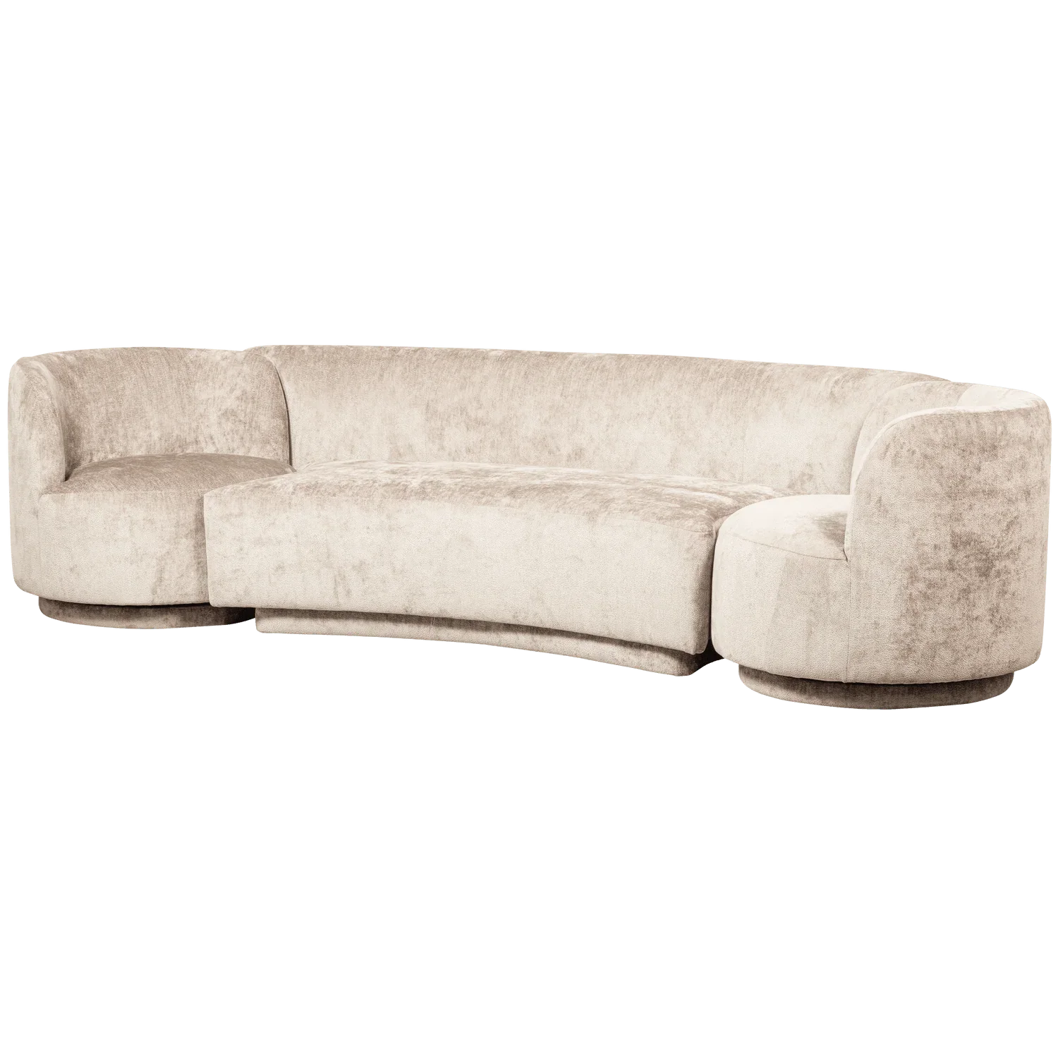 COMBI-POPULAR: SOFA + ARMCHAIRS NATURAL - PARIS14A.RO