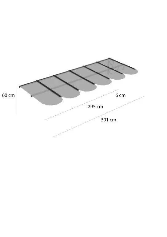 Copertina de acoperis Dafne extensibila - Unopiù - PARIS14A.RO