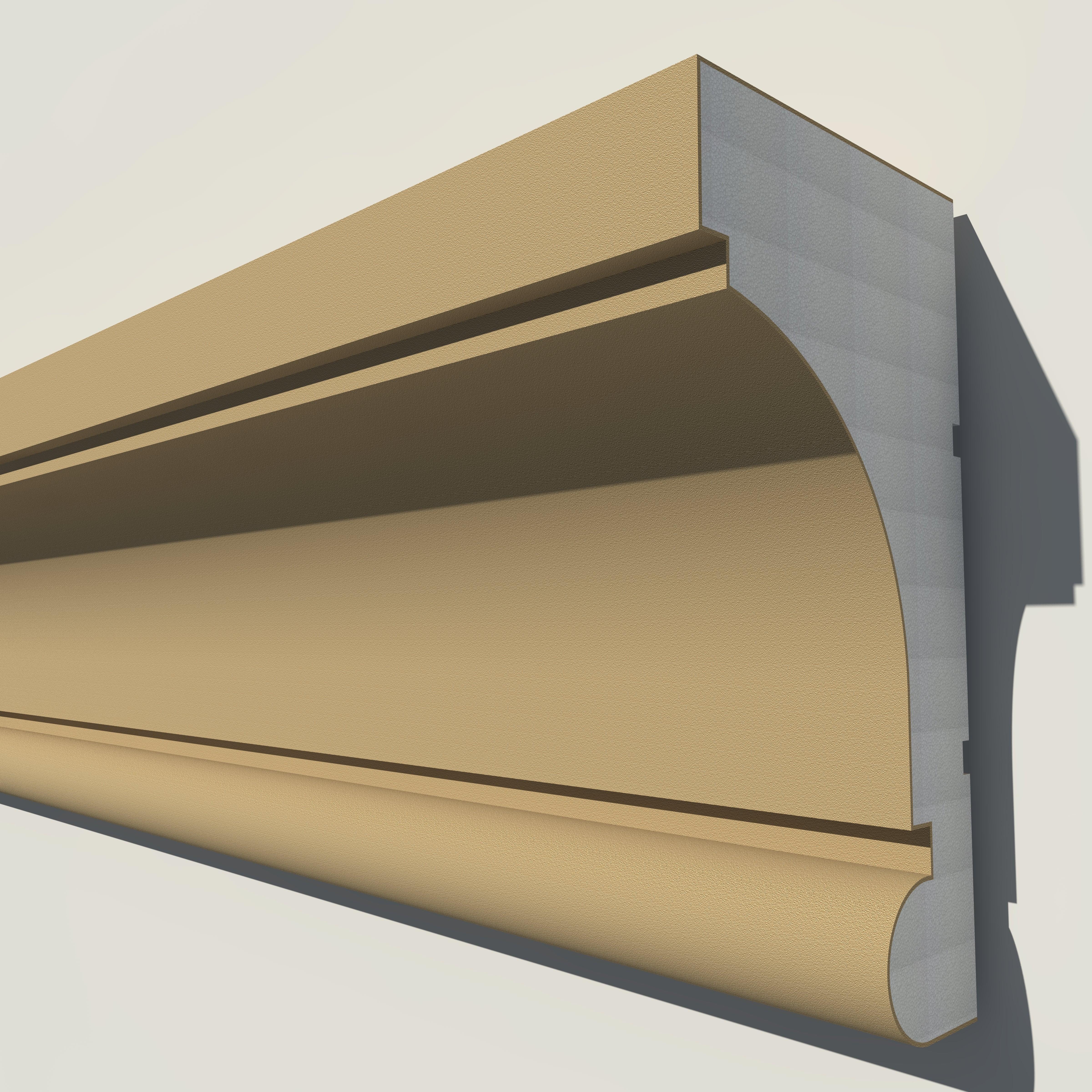 CORNISA DECORATIVA EXTERIOR NC108 400X203X2000 - PARIS14A.RO