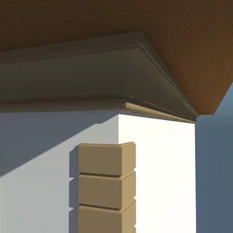 CORNISA DECORATIVA EXTERIOR NC108 400X203X2000 - PARIS14A.RO