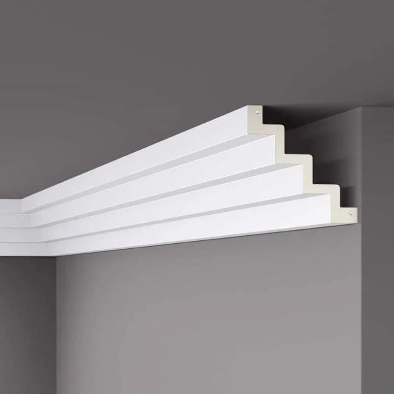 CORNISA DECORATIVA POLIURETAN Z51 150X150X2000 - PARIS14A.RO