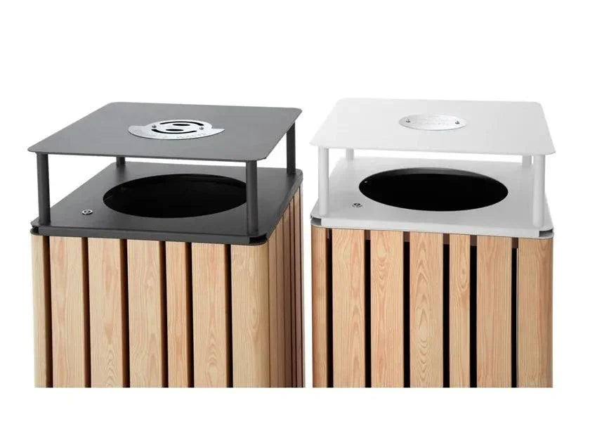 Cos de gunoi cu capac inalt si scrumiera - URBANTIME by Diemmebi - PARIS14A.RO