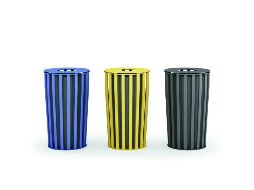 Cos de gunoi metalic cu scrumiera - URBANTIME by Diemmebi - PARIS14A.RO