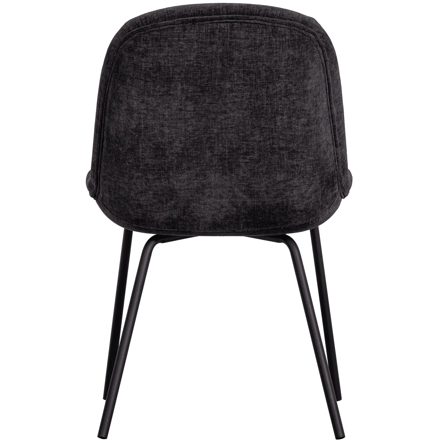 CRATE DINING CHAIR GLOSSY VELVET DARK GREY - PARIS14A.RO