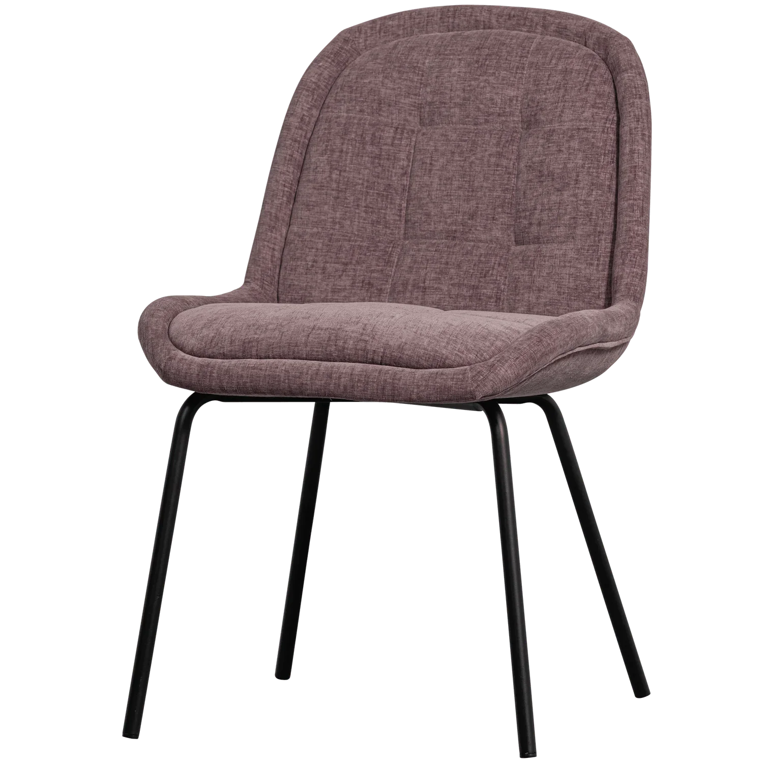 CRATE DINING CHAIR GLOSSY VELVET MAUVE - PARIS14A.RO