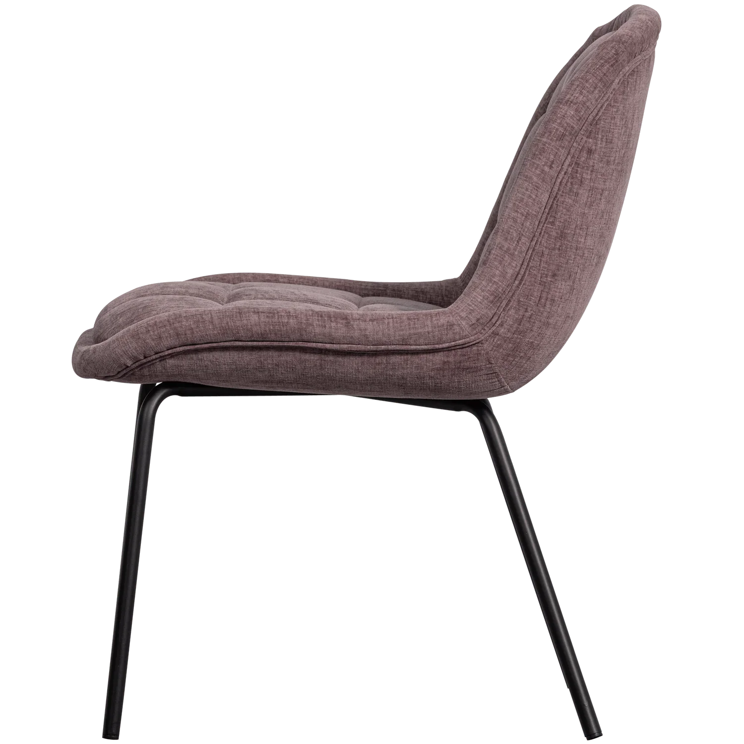 CRATE DINING CHAIR GLOSSY VELVET MAUVE - PARIS14A.RO
