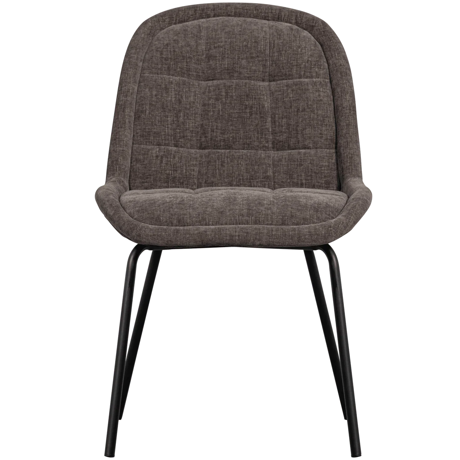 CRATE DINING CHAIR GLOSSY VELVET WARM GREY - PARIS14A.RO