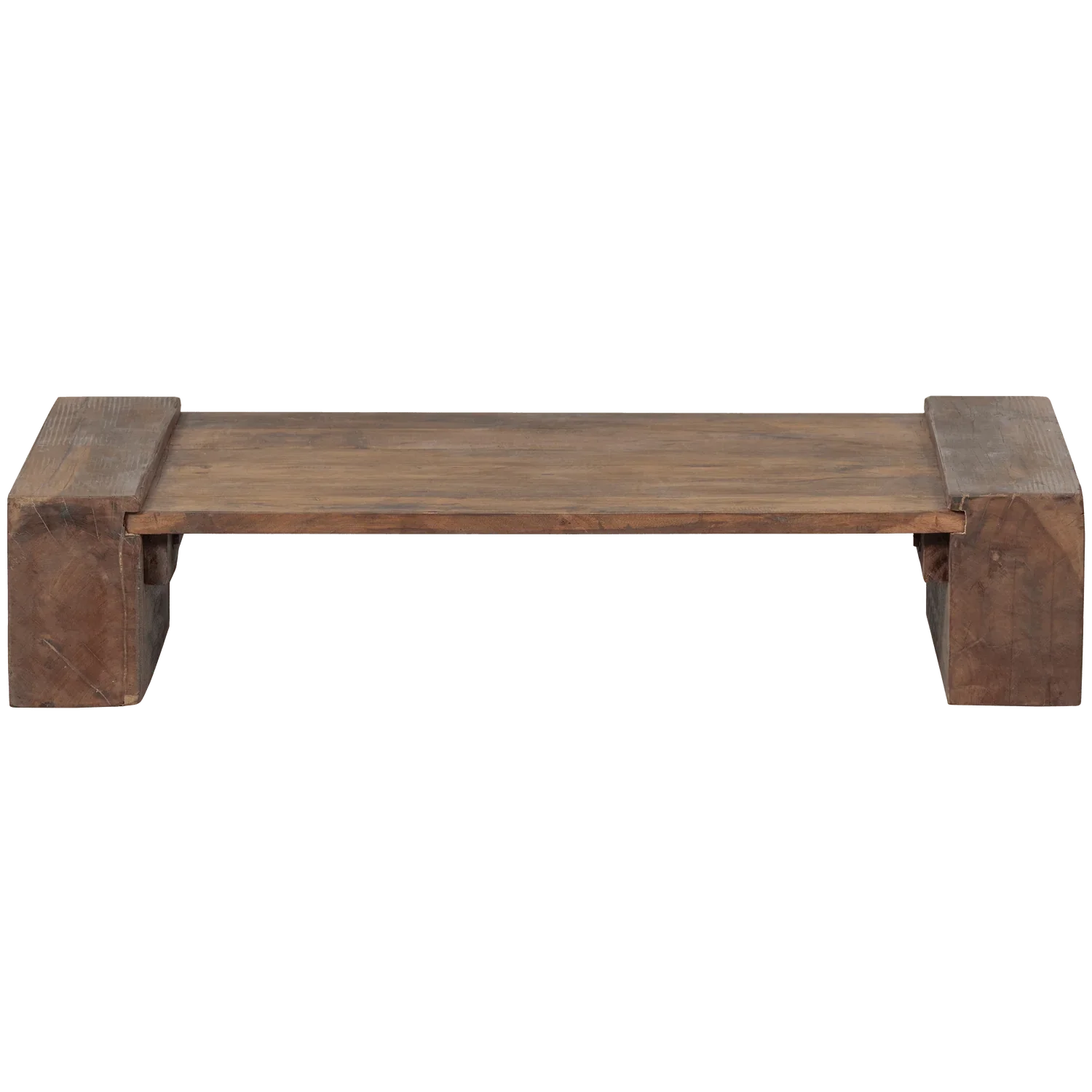 CUNO COFFEE TABLE LOW WOOD DARK BROWN - PARIS14A.RO