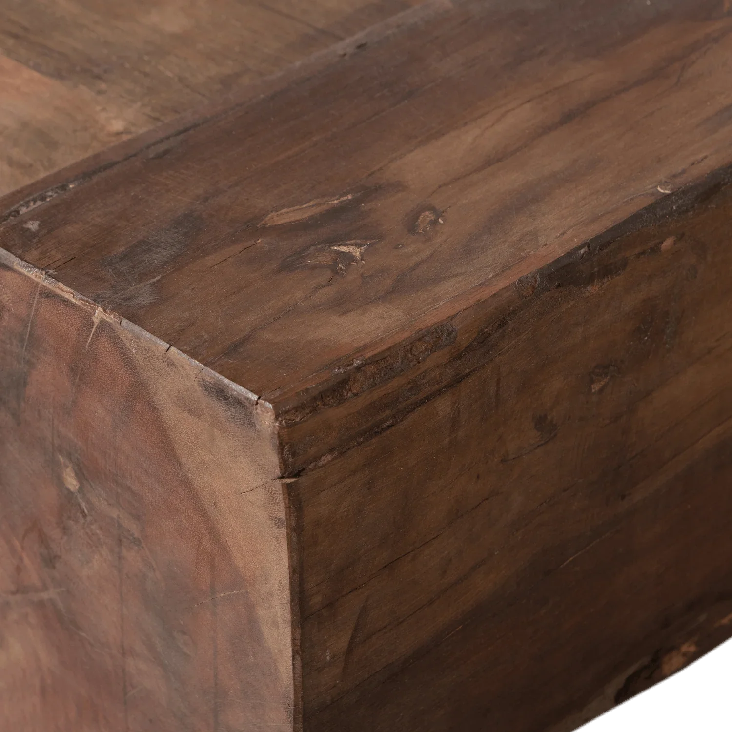 CUNO COFFEE TABLE LOW WOOD DARK BROWN - PARIS14A.RO